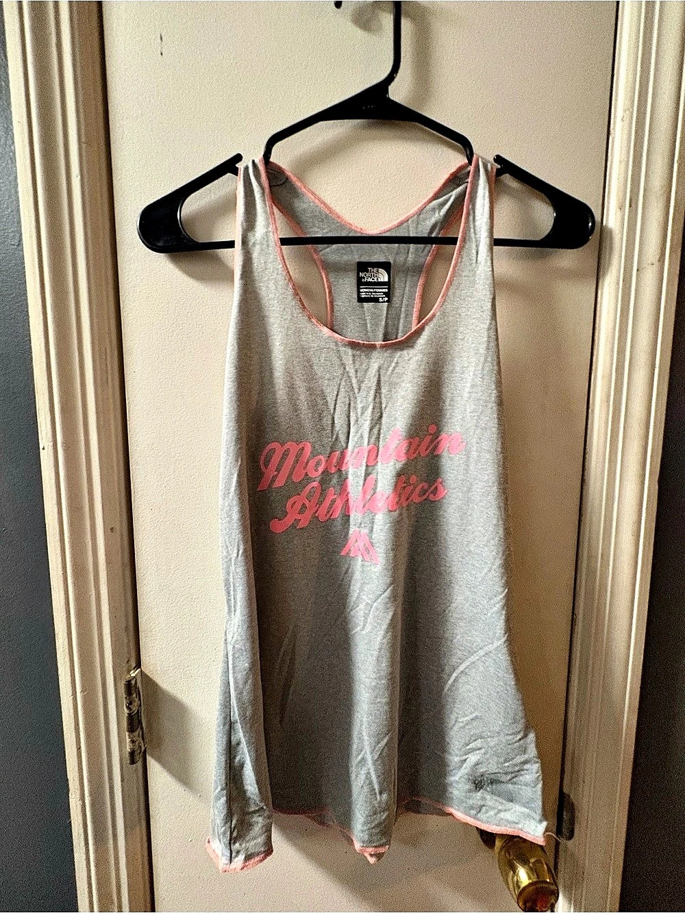 The North Face Mountain Athletics Tank Top Gray & Pink Small